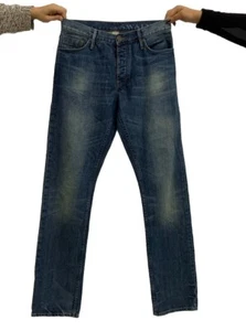 BURBERRY BRIT VINTAGE SLIM JEANS 29W / 32L SWAINE BLUE STRAIGHT #P1 - Picture 1 of 18