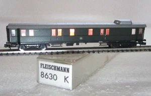 FLEISCHMANN 8630K N PICCOLO DB TREN EXPRESS VAGÓN DE EQUIPAJE con ILUMINACIÓN Pw4üe EMBALAJE ORIGINAL A - Imagen 1 de 22