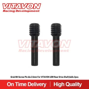 Diapositiva de pasador de tornillo VITAVON M4 2,5 mm para eje de transmisión trasero VITAVON UDR - Imagen 1 de 2