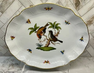 Herend Rothschild Bird Shallow Bowl - Picture 1 of 2