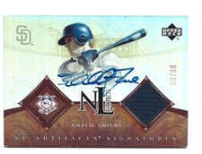 2005 UPPER DECK ARTIFACTS SIGNATURES AUTO JERSEY KHALIL GREENE # 03/30