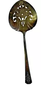 7-3/4 Inch Antique (Tomato?) Serving Spoon Made By WMRogers I/S - Picture 1 of 9