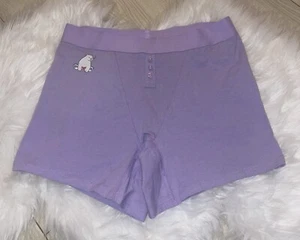 Aerie Boyshort Panties Cotton Blend Womens M Medium Purple - Picture 1 of 4