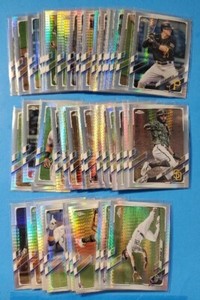 2021 Topps Chrome Baseball Prism Refractors 45-Card Lot NO DUPS Rookies & Stars!