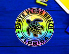 Ponte Vedra Florida Beach Sticker Decal 3" Vinyl Sea Turtle