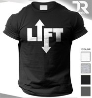 LIFT GYM COOL GYM T SHIRT MMA BODYBUILDING BEAST MOTIVATION CLOTHING UFC WORKOUT