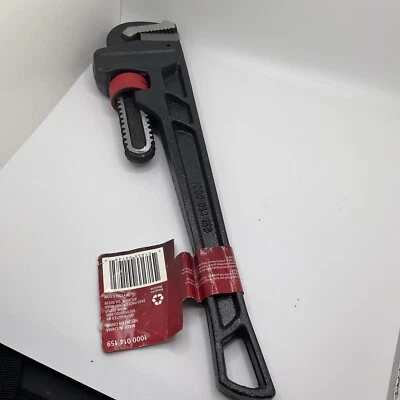 Husky 14 pulgadas Llave de tubo de hierro fundido de alta resistencia con 1-1/2 pulgada. Capacidad de mandíbula Foto 1 de 4