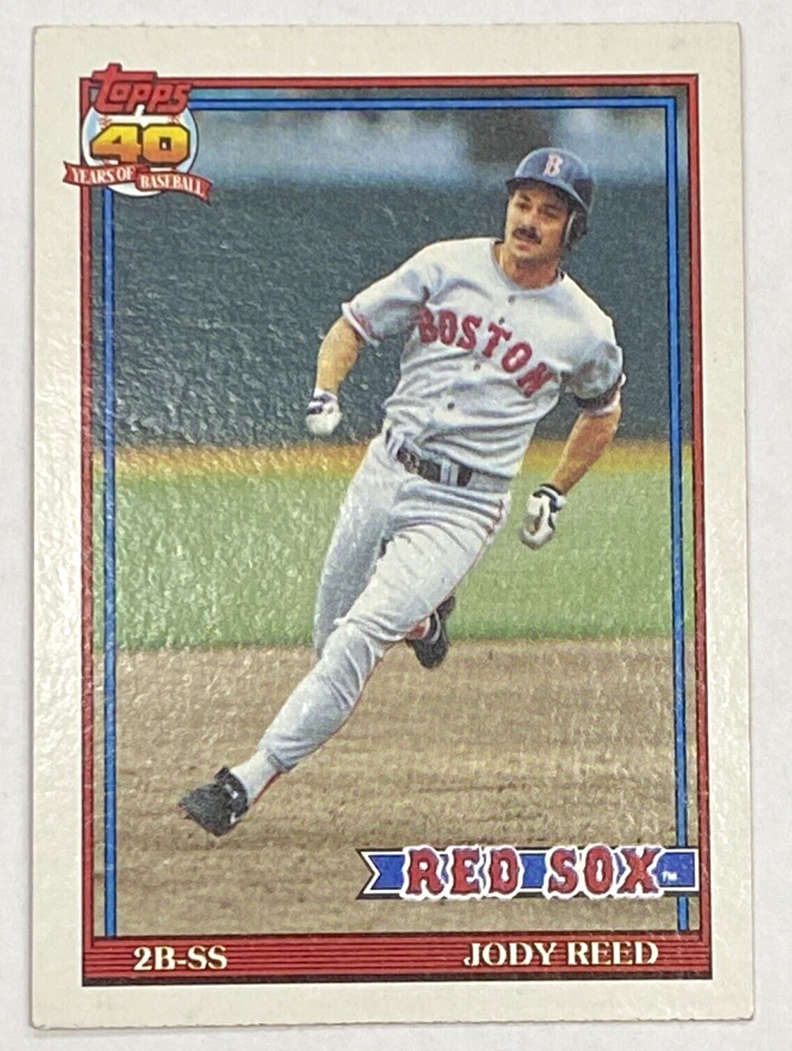1991 TOPPS JODY REED BOSTON RED SOX #247 BASEBALL CARD