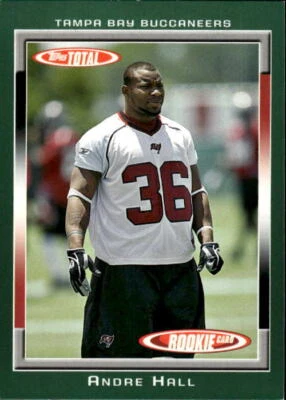 2006 Topps Total Andre Hall #486 Tampa Bay Buccaneers 5K - Image 1 of 2