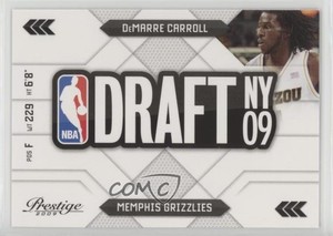 2009 Panini Prestige NBA Draft Class Signatures DeMarre Carroll Rookie Auto RC