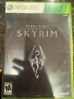 The Elder Scrolls V: Skyrim (Xbox 360 2011) Map and Manual Good Condition!