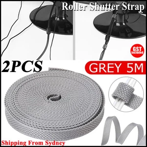 2pcs Roller Shutter Strap for Winder Box 5 Metres for 15mm Wide DIY Repair - Picture 1 of 7