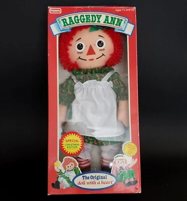 Vintage 1988 PLAYSKOOL 17" Raggedy Ann SPECIAL Christmas Edition w Original Box - Image 1 of 4