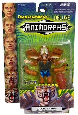 Transformers Animorphs Jake Tiger w Saber Claws 1998 Deluxe Action Figure NEW - Image 1 of 3