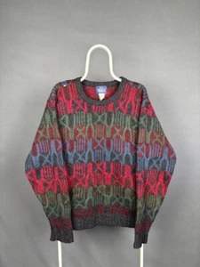 Woolrich Mens Sweater Size XL Multicolor Wool Long Sleeve Crew Neck Pullover - Picture 1 of 5