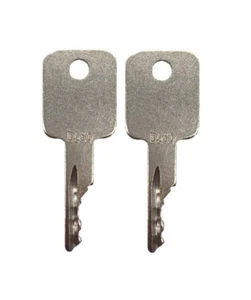 (2) Keys For Bobcat, Terex, Ditch-Witch, Genie, Grove, IR, JLG, Komatsu, IH D250 - Picture 1 of 2