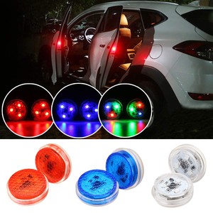 2/4Pc Universal Car Door Opened Warning Lamp Anti-collid Safety LED Flash Light 