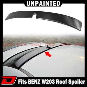 Fit For Mercedes Benz 01-07 W203 4D Sedan L Type Roof Spoiler Unpainted - Picture 1 of 5