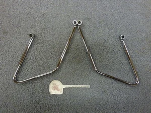 Harley  FXST Chrome Saddle Bag Support Brackets - Bild 1 von 1