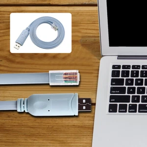 Cable de consola serie USB TO RJ45 cable Net LAN para router Cisco FTDI 1,8 m AH - Imagen 1 de 7