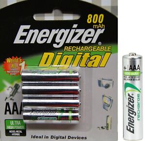 Energizer AAA Rechargeable Batteries 800mAh NiMH Extreme  Pre Charged HR03 ACCU