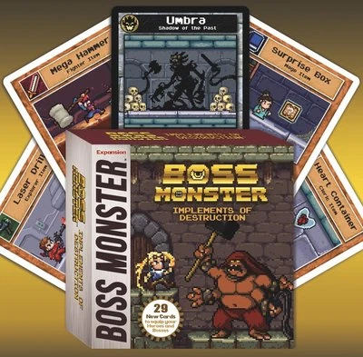Jogo de tabuleiro Boss Monster Implements Of Destruction expansão jogos Brotherwise - Imagem 1 de 4