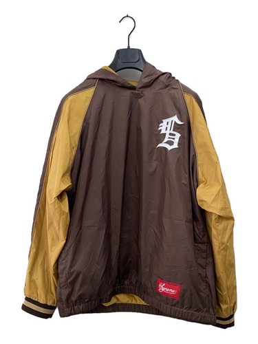 VETEMENTS Supreme Felpa con Cappuccio WARM UP PULLOVER L Poliestere Marrone 23aw