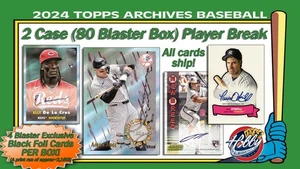 Stan Musial STL 2024 Topps ARCHIVES 2 Case (80 Box) Player Break #1 - Picture 1 of 4