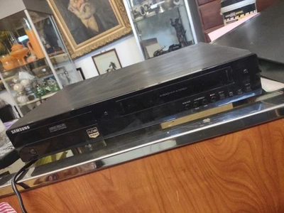 Samsung DVD-VR375 DVD VCR Combo Recorder Dubbing No Remote  tested works great - Image 1 of 4