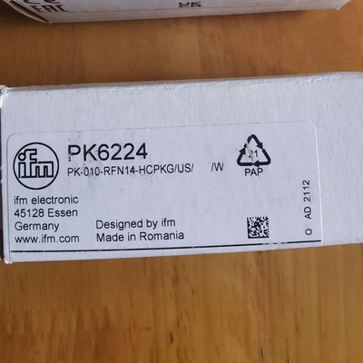 New For Ifm Pressure Switch PK6224 In Box - Image 1 of 2