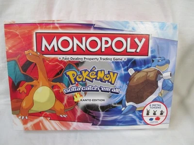 Monopoly Board Game Pokemon Kanto Edition 2018 Pre-owned - Image 1 of 4
