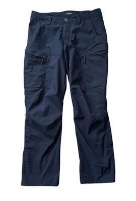 Pantalones tácticos 5.11 para hombre talla 34x30 azul marino Apex pantalón cargo regular abeto elástico Foto 1 de 4