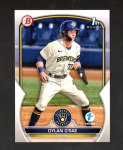 2023 Bowman 1st Edition Dylan O'Rae BPPF-143 1st | Milwaukee Brewers - Bild 1 von 2