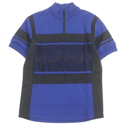 Gran Camiseta de Ciclismo LOUIS VUITTON Manga Corta Tejida Jacquard Media Cremallera Foto 1 de 4