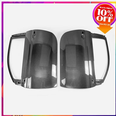 For Fiat 500 595 Abarth OE Type Glossy Carbon Fiber Door Panel 2 Pcs Foto 1 de 4