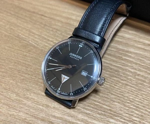 JUNKERS BAUHAUS 6070-2QZ Watch w/ Black Dial & Date Indicator, Made in Germany - Picture 1 of 24
