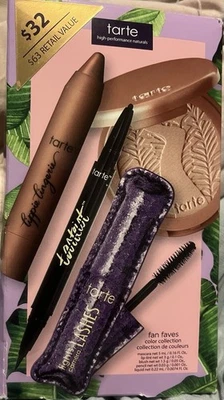 New Tarte High Performance Naturals Fan Faves Color Collection -Retail Value $63 - Image 1 of 3