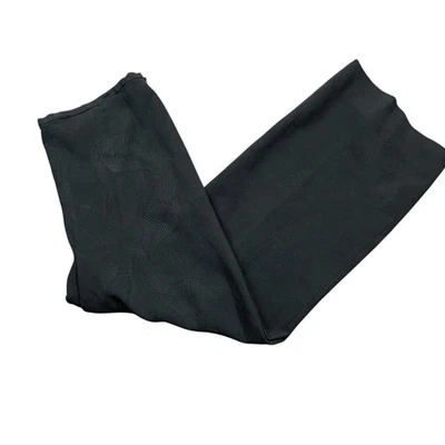 Pantalones de vestir Emanuel Ungaro 44 Italia negros mezcla de lana pierna ancha cremallera lateral Foto 1 de 4