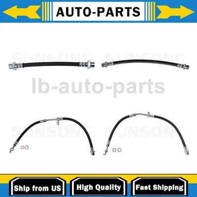 Línea de manguera de freno delantera trasera Sunsong 4x para Toyota Yaris 1,5 L 2006-2013 Foto 1 de 4