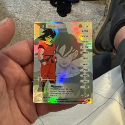 DBZ Dragon Ball Z FOIL Goku 179 Hi-tech CCG Limited Saiyan Saga MP - Image 1 of 2
