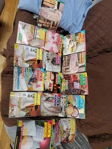 Vtg Lot of 15 Magic Crochet Magazine Decorative Patterns Doilies Decor Xmas 90s - Picture 1 of 4