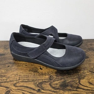 Clarks Cloudsteppers Sillian Bella Mary Jane Shoes Womens Size 8.5 Blue Comfort - Picture 1 of 9