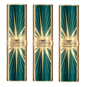 Pack of 3 L'Oreal Paris Color Riche Rue Royale Lipstick, Midnight Bisous 03 - Picture 1 of 5