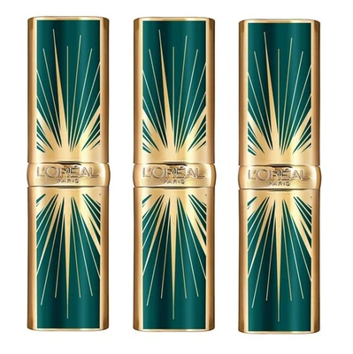 Pack of 3 L'Oreal Paris Color Riche Rue Royale Lipstick, Midnight Bisous 03 - Image 1 of 4