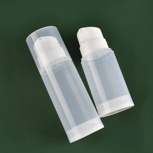 Portable Travel Spray Lotion Bottles Vacuum Pump Bottles Push-Type Transpare _cn - Picture 1 of 15