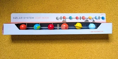 Ganchos para Percheros - Perchero - Gancho para Abrigos Sistema Solar - Colgante de Metal Montado en la Pared... Foto 1 de 4