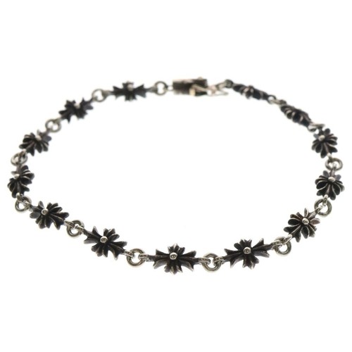 CHROME HEARTS Bracciale Cromo Cuori TNY E CH PLS Tiny Plus Argento BCA187 Usato37c0d43397