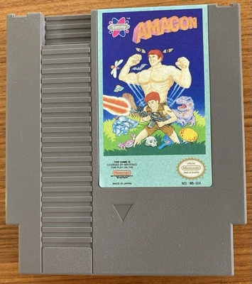 NES ~ AMAGON ~ Nintendo Game 3 Screw NES-M5-USA Game Cart Only NTSC - Image 1 of 4