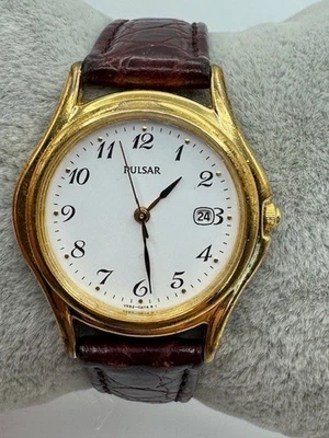 Reloj Damas Pulsar VX82-0AR0 Tono Dorado Cuarzo Fecha Batería Nueva Foto 1 de 4