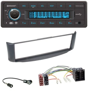 Continental MP3 DAB USB Bluetooth Autoradio für Smart ForTwo 450 grau ohne Metal - Bild 1 von 4